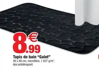 Bazarland Tapis de bain "galet" offre
