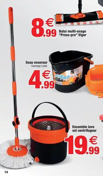 Bazarland Ensemble lave sol centrifugeur offre