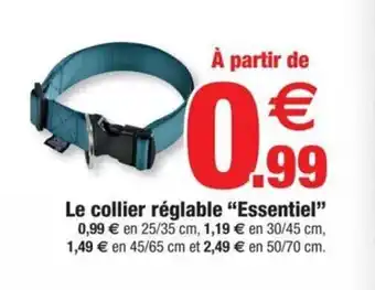 Bazarland Le collier réglable "essentiel" offre