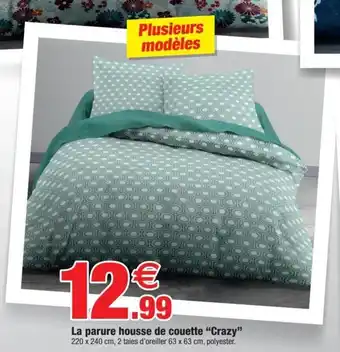 Bazarland La parure housse de couette "crazy" offre