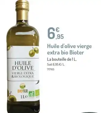 Botanic Huile d'olive vierge extra bio bioter offre