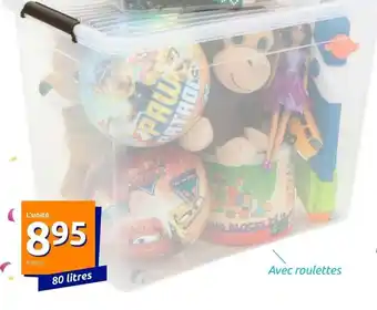 Action Boîte de rangement avec couvercle clipsé offre