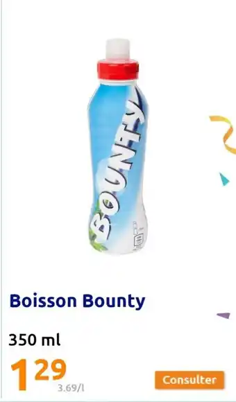 Action Boisson bounty offre