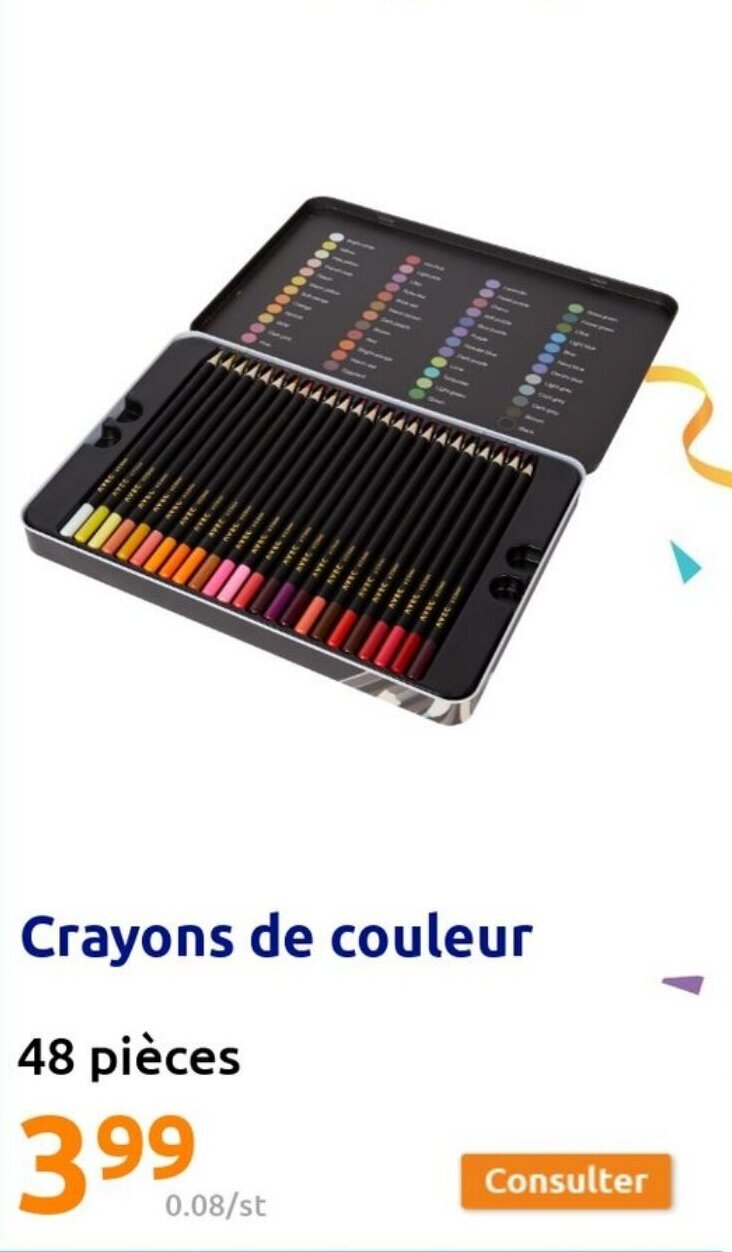 Promo Crayons de couleur chez Action
