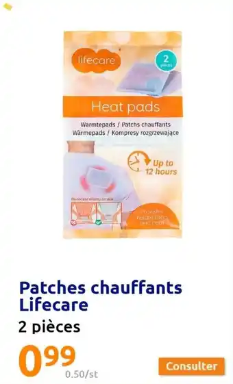 Action Patches chauffants lifecare offre