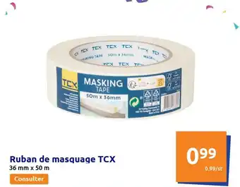 Action Ruban de masquage TCX offre