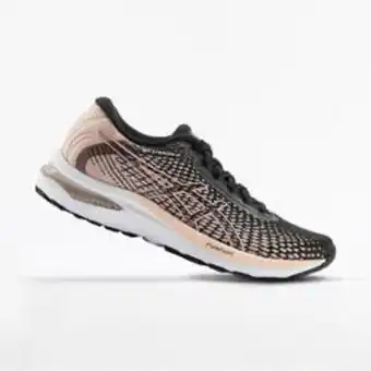 Decathlon Chaussures de running femme asics gel stratus knit 2 w noir rose offre
