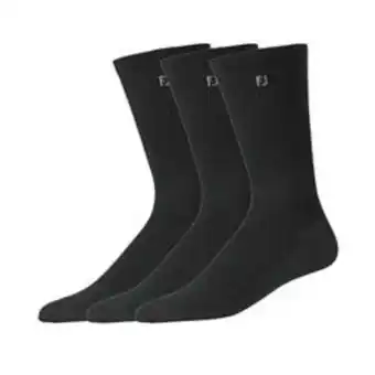 Decathlon Chausettes de golf fj crew noire pro dry x3 offre