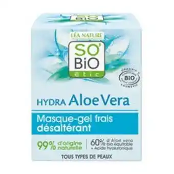 So'bio étic masque-gel frais désaltérant