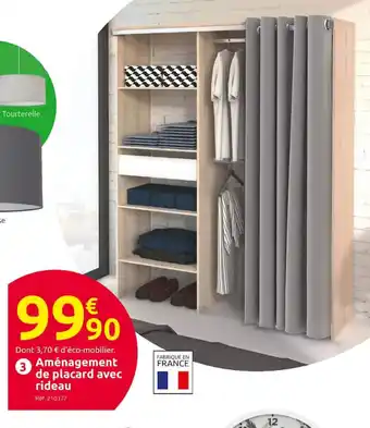 Mr Bricolage Aménagement de Placard Avec Rideau offre