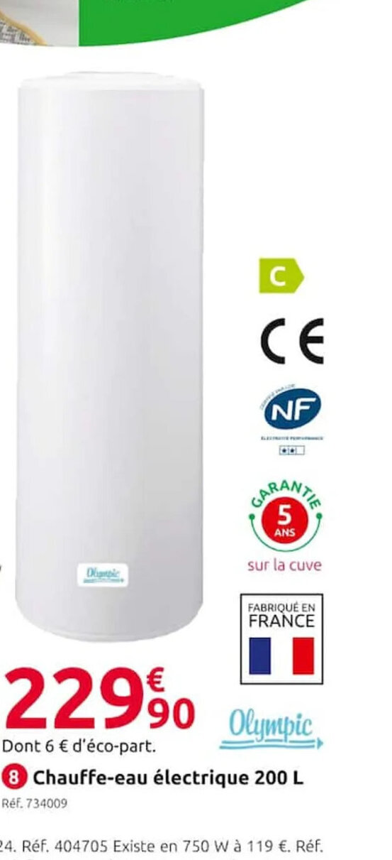 Chauffe Eau 200l Brico Depotnull