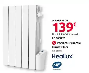 Mr Bricolage Radiateur Inertie Fluide Elori offre