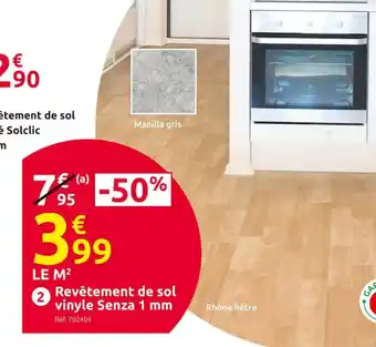 Mr Bricolage Revetement de Sol Vinyle Senza 1mm offre
