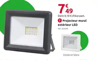 Mr Bricolage Projecteur Mural Exterieur Led offre