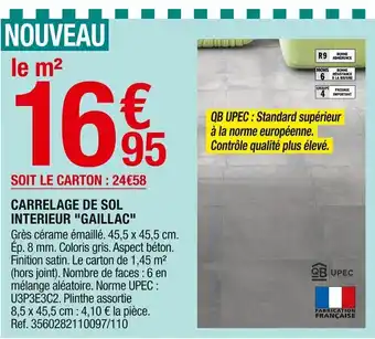Carrelage de Sol Interieur Gaillac