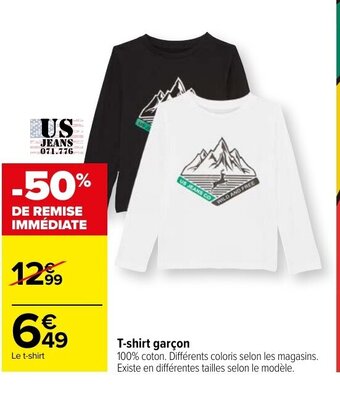 Carrefour T-shirt Garçon offre