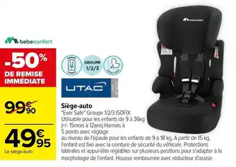 Carrefour Siège-Auto offre