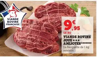 Super U Viande bovine joue a mijoter offre