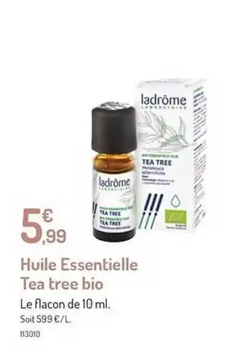 Botanic Huile essentielle tea tree bio offre