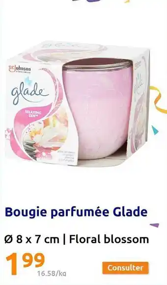 Action Bougie parfumée glade offre