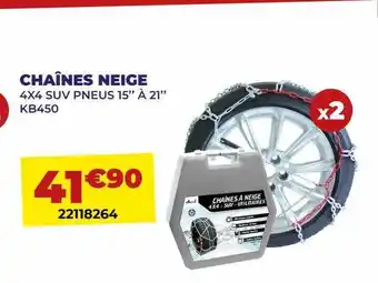 ChaĂźnes neige