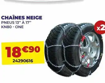 Chaînes neige