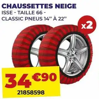 Carter-Cash Chaussettes neige offre