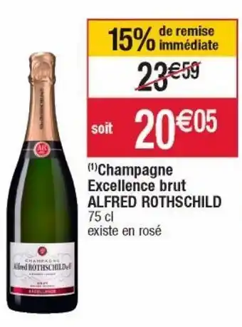 Champagne brut alfred rothschild