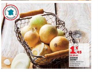 Super U Oignon jaune offre