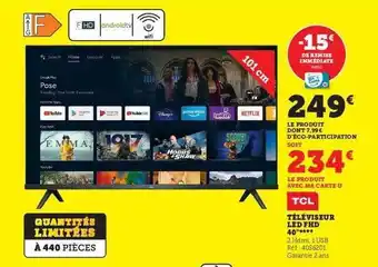 Téléviseur led fhd 40