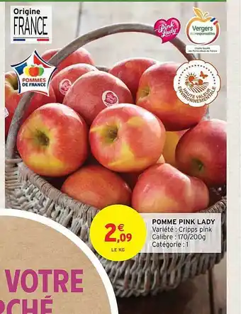 Intermarché Pomme pink lady offre