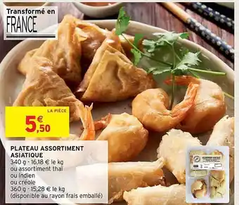 Intermarché Hyper Plateau assortiment asiatique offre