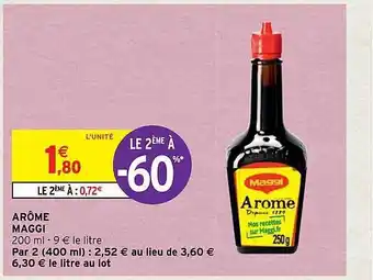 Intermarché Hyper Arôme maggi offre