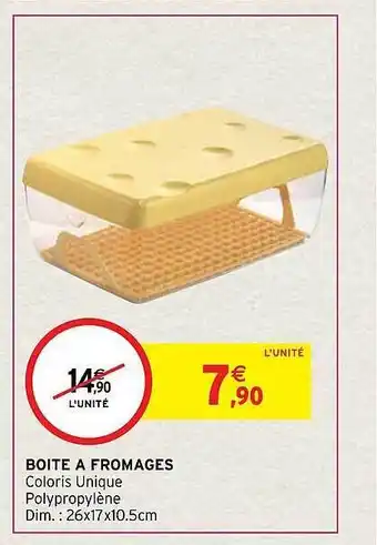 Intermarché Hyper Boîte à fromages offre