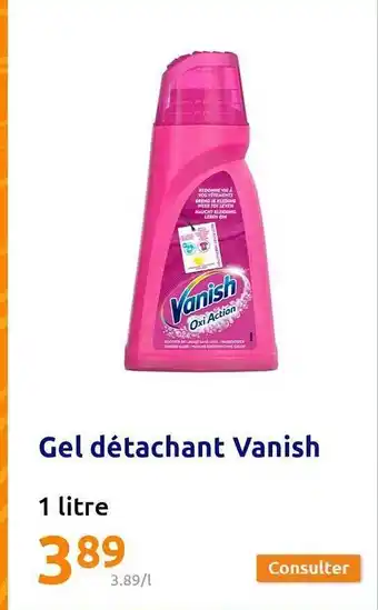 Action Gel détachant vanish offre