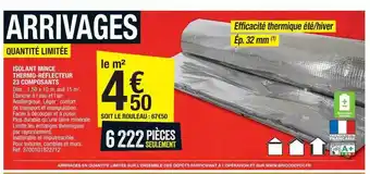 Brico Dépôt Isolant mince thermo-réflecteur 23 composants offre