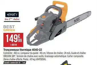 Bricorama Tronçonneuse thermique 4040-22 offre