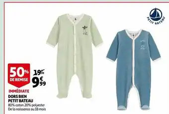 Auchan Dors bien petit bateau offre