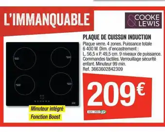 Brico Dépôt Plaque de cuisson induction offre