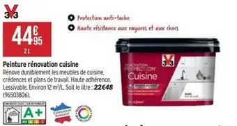 Bricorama Peinture rénovation cuisine v33 offre