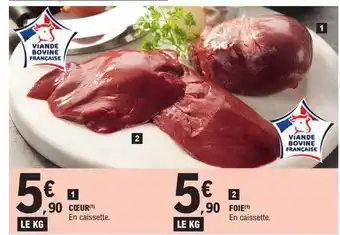 E.Leclerc Cœur ou foie offre