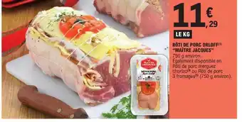 E.Leclerc Rôti de porc orloff offre