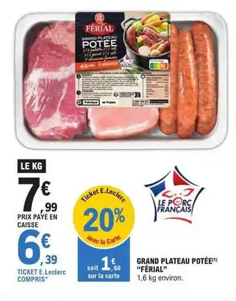 E.Leclerc Grand plateau potée férial offre