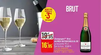 G20 Champagne brut alfred rothschild & cie offre