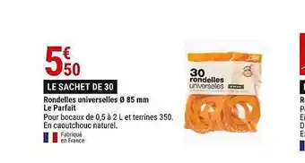 Gamm vert Rondelles universelles ø 85 mm le parfait offre