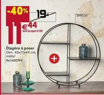 Gifi Étagère à poser offre