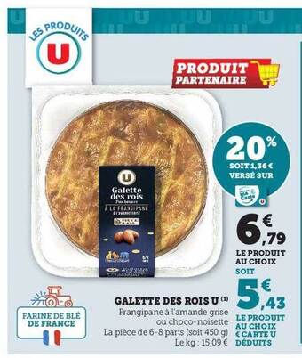 Hyper U Galette des rois u offre