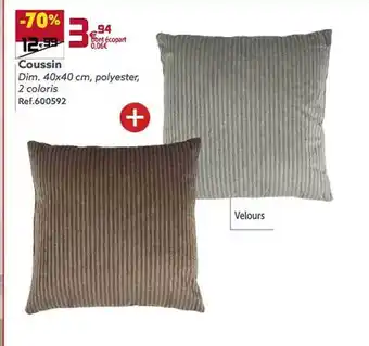 Gifi Coussin dim 40x40 cm offre