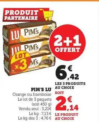 Hyper U Pim's lu offre