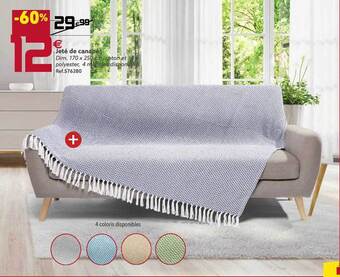 Gifi Jeté de canapé offre